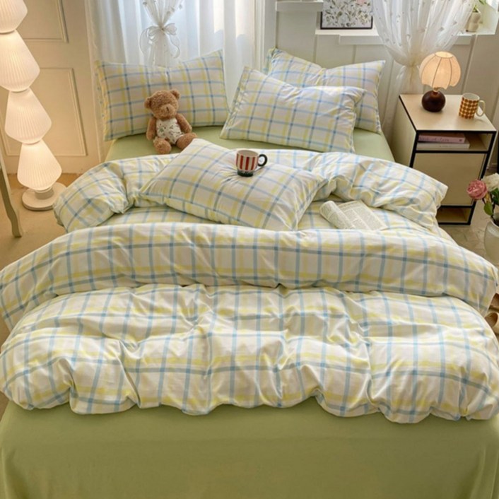 알로데 로맨틱 패턴 이불커버