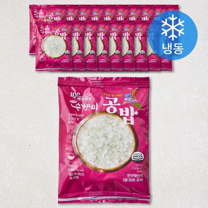 로켓프레시 수향미 공밥 냉동, 180g, 20개 로켓프레시 수향미 공밥 냉동, 180g, 20개