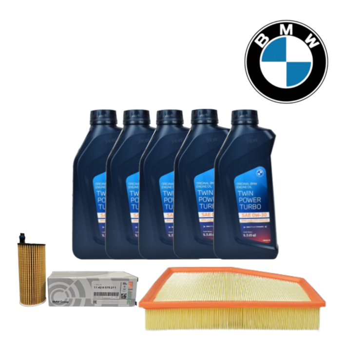 BMW 순정 G30 0W30 엔진오일 + 순정오일필터 + TTF에어필터 가솔린 세트, 1개, 530i