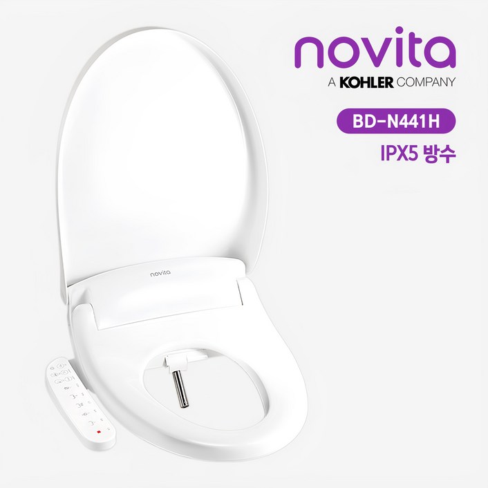 노비타 완전방수 탈취가능 풀스테인레스노즐 비데 BDN441H 자가설치전용