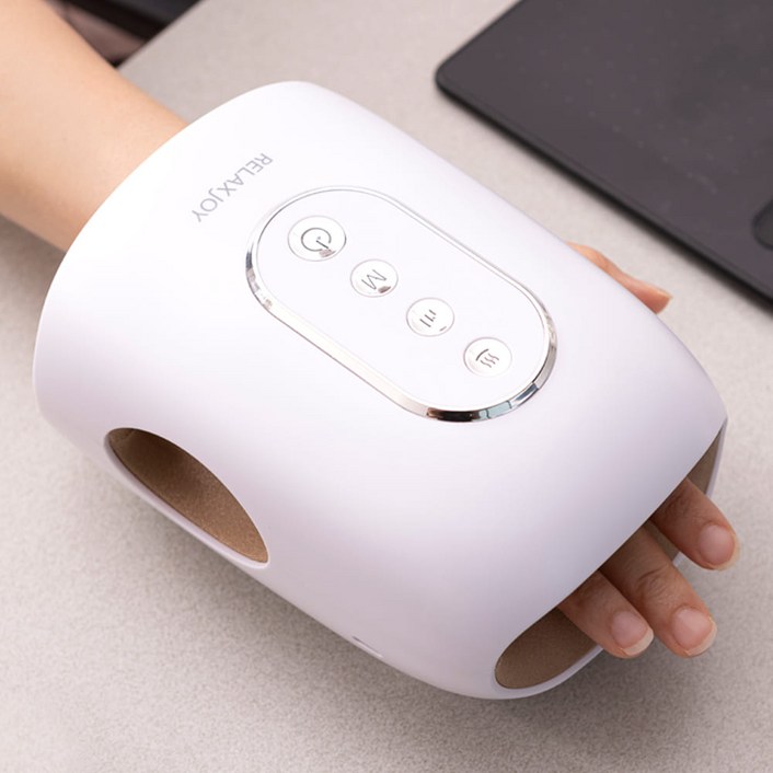 인증 스토어 릴렉스조이 미니에어 무선 손 마사지기 RJH3021