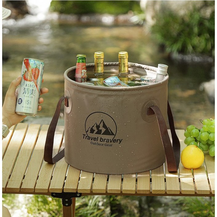 주원컴퍼니 일상공유 다용도접이식 바구니통 20L