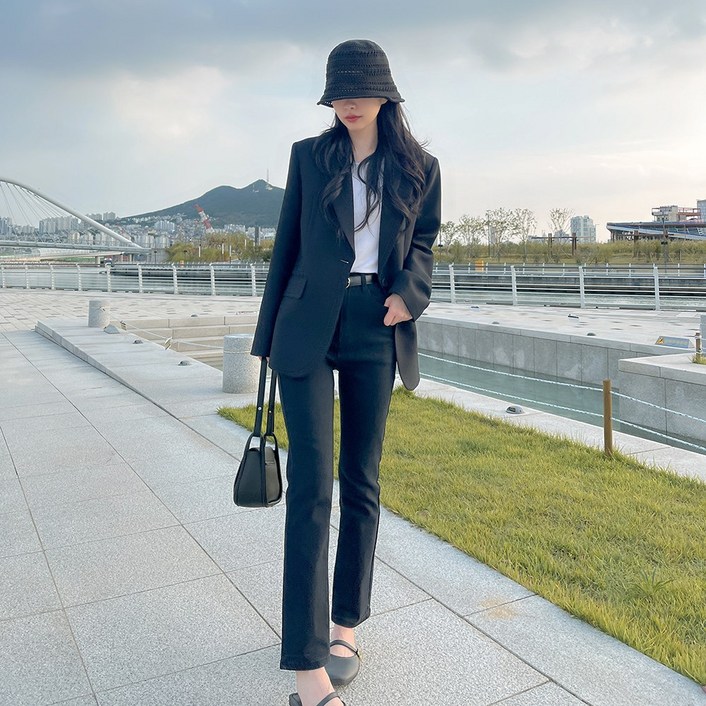 초특가 고퀄리티국내 자체 제작당일 발송 카렌 싱글 원버튼 자켓