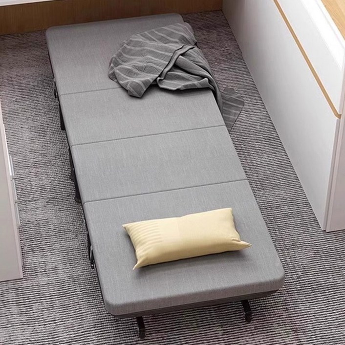 1인용 침대 사무실 낮잠 침대  간이 경량  1초 수납  캠핑 침대 접이식 침대