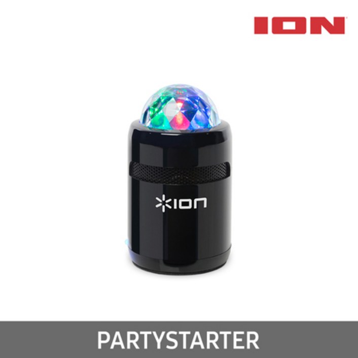 [ION] 아이온 Party Starter LED 조명 블루투스 스피커 / 3단계조명조절 / 정품 - 쇼핑뉴스