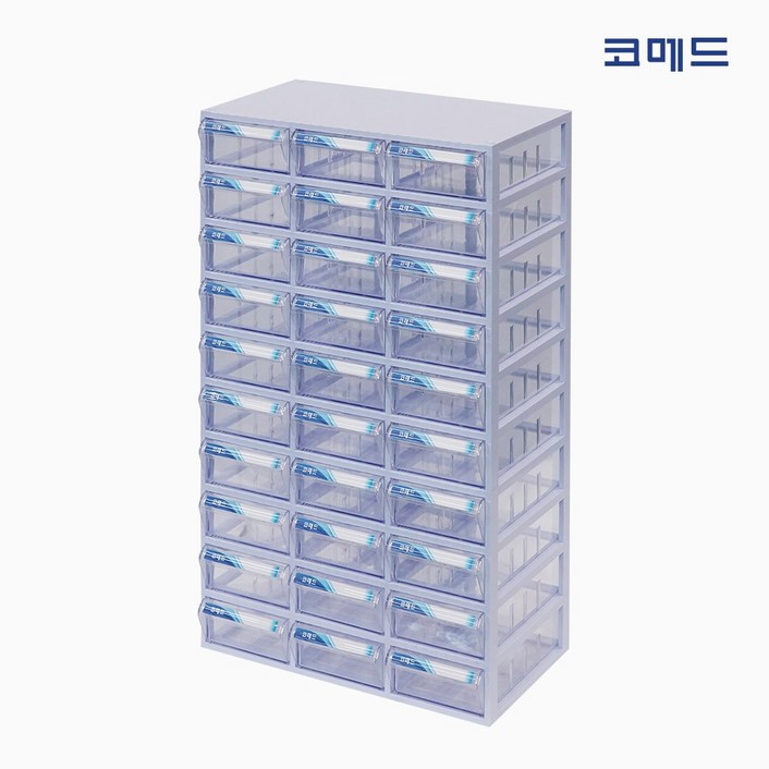 코메드 CMD530멀티박스 30칸 투명서랍장