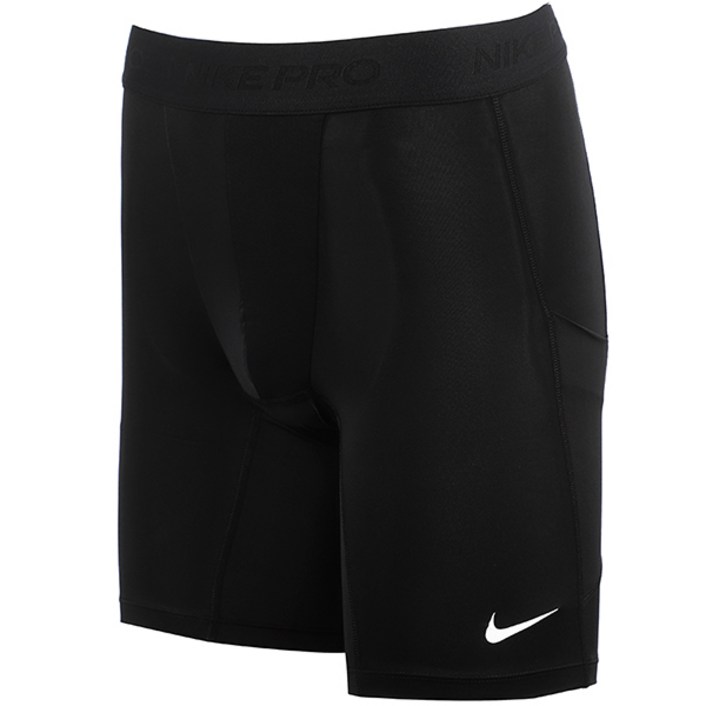 나이키 헬스 웨이트 운동 반바지 Pro DRI-FIT 9인치 쇼츠 블랙-화이트 로고