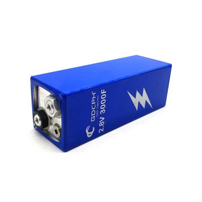 슈퍼 캐패시터 초대용량 자동차 전자 정류기 나사 구멍 커패시턴스 2.8V 3000F
