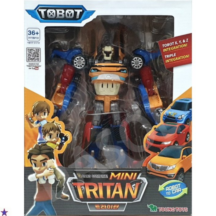 또봇 미니 트라이탄 변신 합체 로봇 장난감