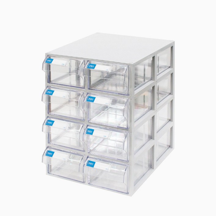 코메드 CMD6024 멀티박스 8칸 투명서랍장