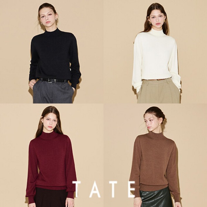 TATE 테이트 24FW 여성 날개사 니트 3종