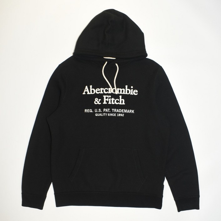 빈티지컴퍼니 672.아베크롬비 자수 기모 긴팔 후드티셔츠/정품/ L