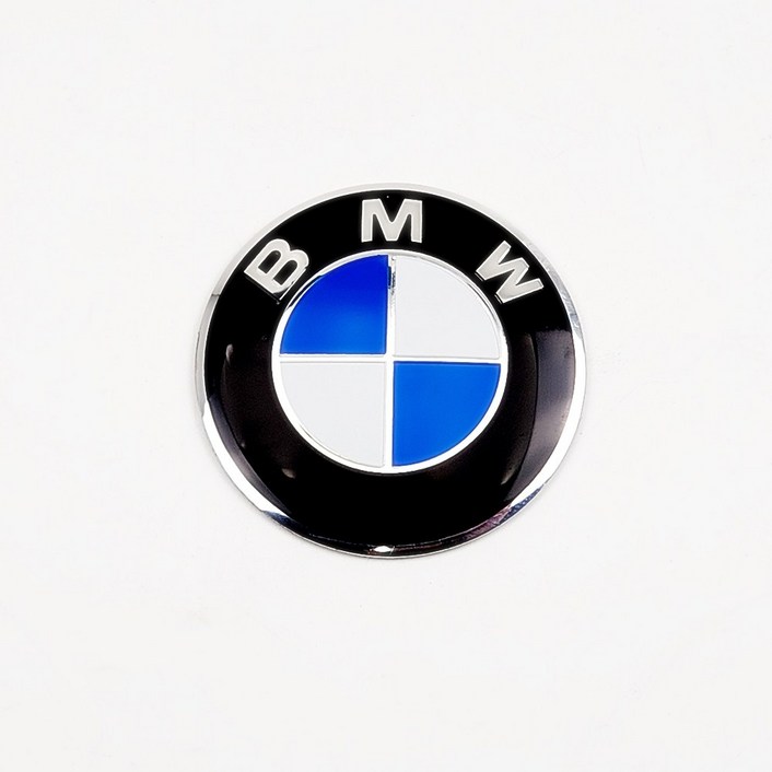 BMW 원형 엠블럼 로고 스티커 56MM 블루 화이트 순정 대체품