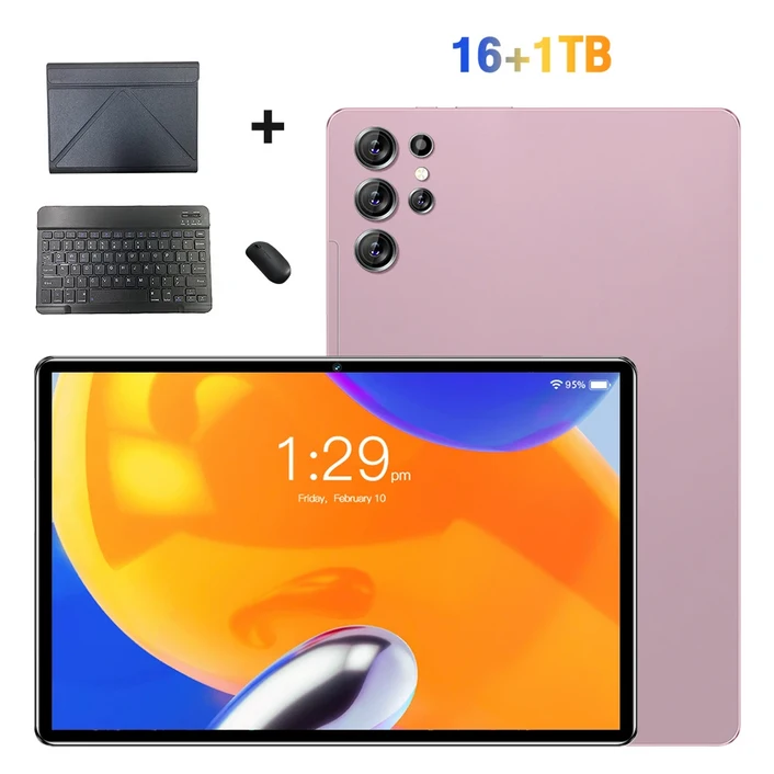 태블릿 탭 울트라 12인치 16GB 램 1TB 롬 태블릿 안드 13 코어 패드 태블릿 PC 폰 듀얼 와이파이 태블릿