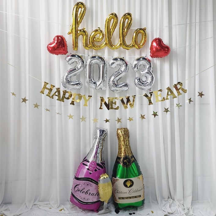 연지마켓 2023 새해 연말 파티 풍선 용품