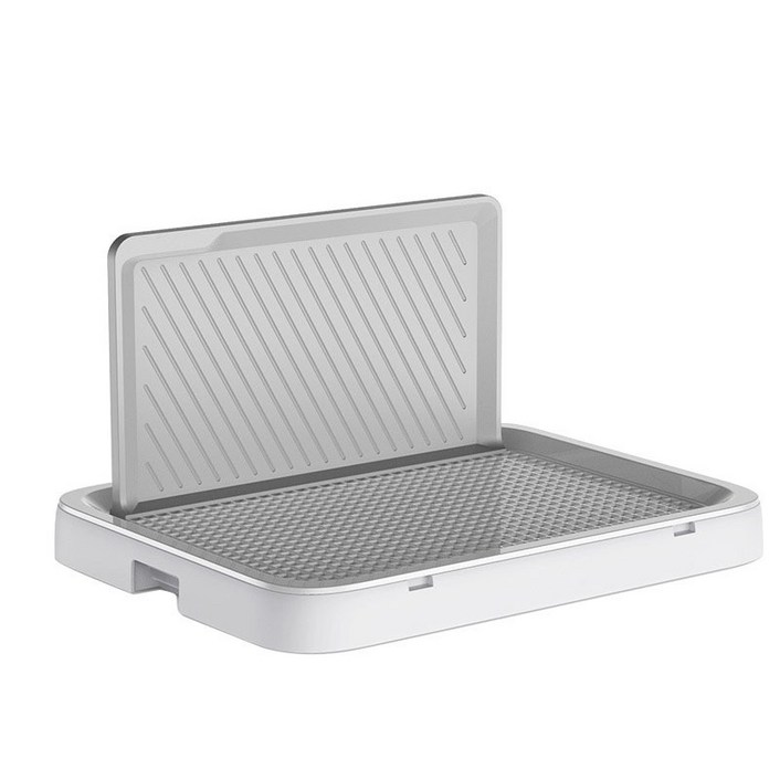 리프리 강아지 반려견 그물망 배변판, 특대형,화이트그레이, 1개