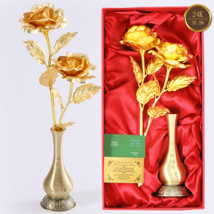 퀸금장미 퀸금카네이션 엄마생신 어버이날선물 부모님선물 인테리어 집들이 여친선물 장모님선물 결혼기념일 생일선물 스승의날선물 이밴트, 1개