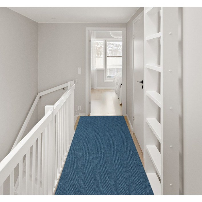 리빙플러스 사이잘룩 헤링본 자카드 배란다매트 베란다 발코니카페트 다용도실용매트 복도카페트