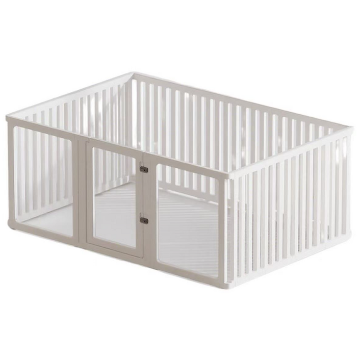 확장형 펫룸 75cm 오픈형 강아지 울타리 애견펜스, 화이트, 1개