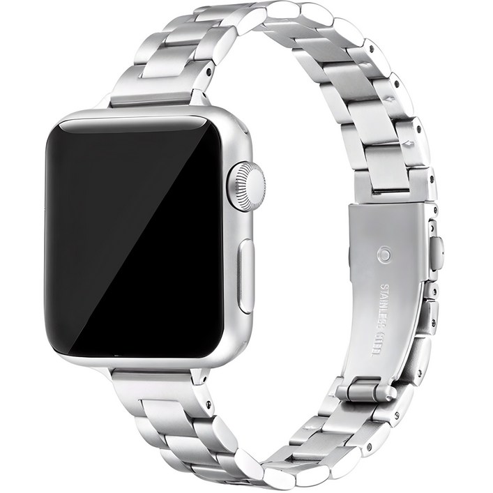 이츠라이프 애플워치 호환가능 여성용 슬림 메탈 스트랩 밴드 384041mm