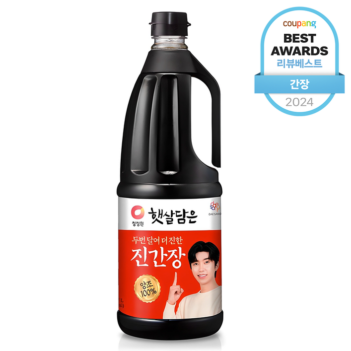청정원 두번달여 더 진한 진간장, 1.7L, 1개