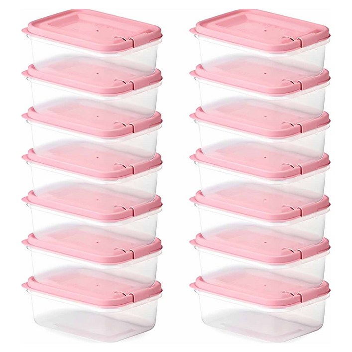 씨밀렉스 쿡밥 사각 전자레인지 용기 260ml, 랜덤발송, 14개 씨밀렉스 쿡밥 사각 전자레인지 용기 260ml, 랜덤발송, 14개