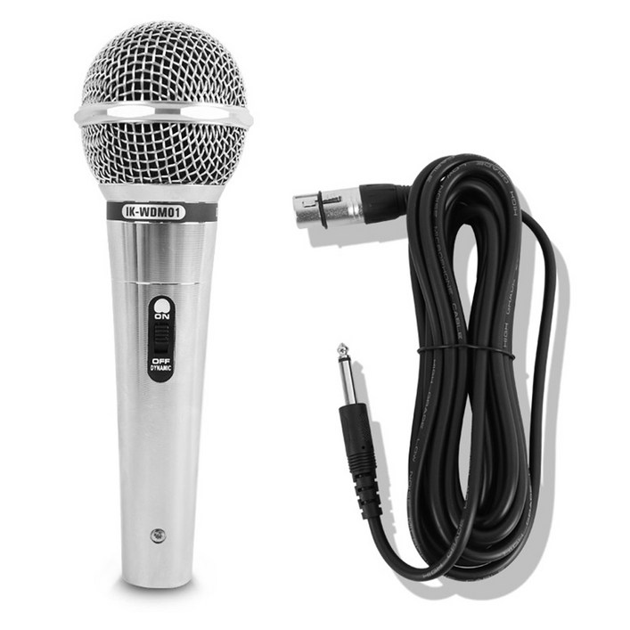 인켈 유선 고성능 다이나믹 마이크  연결 케이블 5m