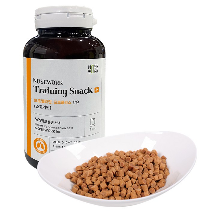 노즈워크 트레이닝 강아지 트릿, 소고기맛, 150g, 1개 노즈워크 트레이닝 강아지 트릿, 소고기맛, 150g, 1개