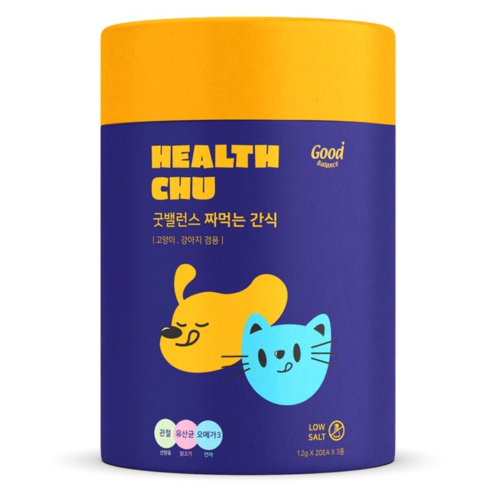 굿밸런스 반려동물 짜먹는 간식 3종 x 20p 세트, 혼합맛닭고기연어산양유, 720g, 1개