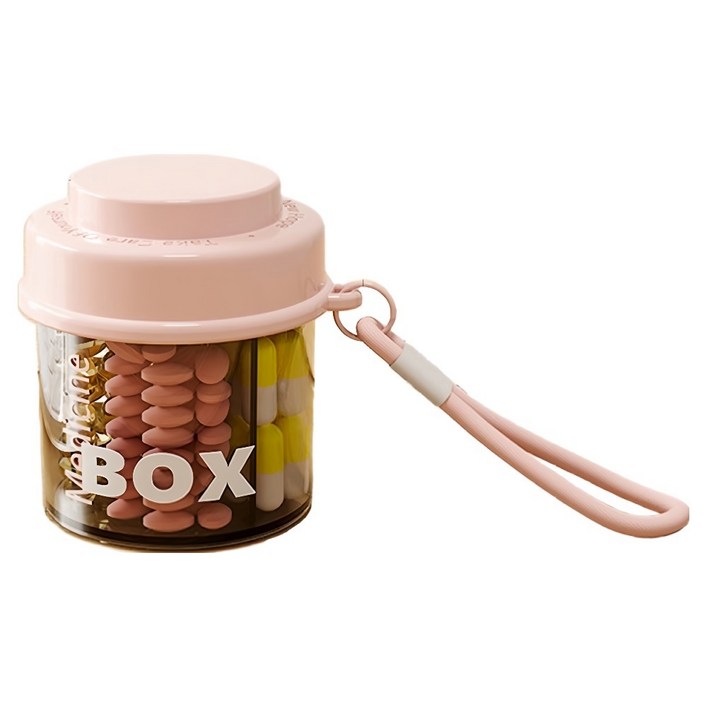 하우즈룸 휴대용 알약 케이스 핑크