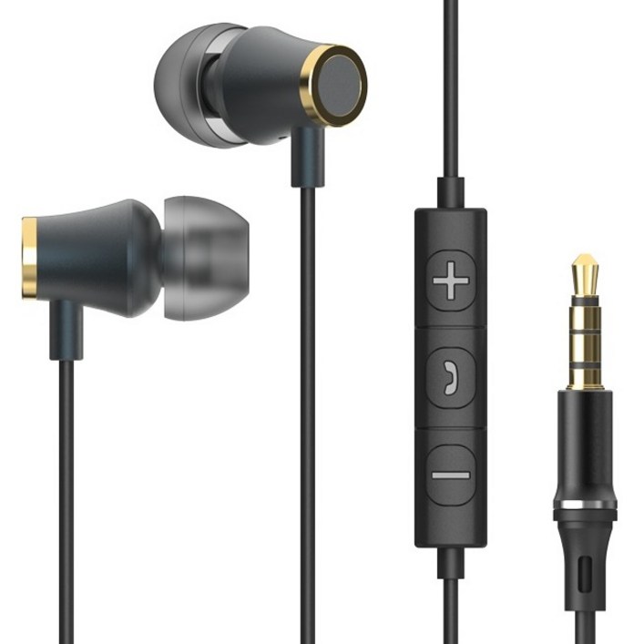 아이리버 노이즈캔슬링 갤럭시 컴퓨터 알루미늄 유선 이어폰 3.5mm