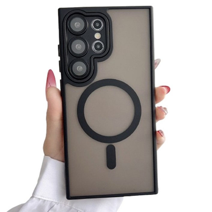 케이스틱 변색없는 무광 테두리 맥세이프 휴대폰 케이스