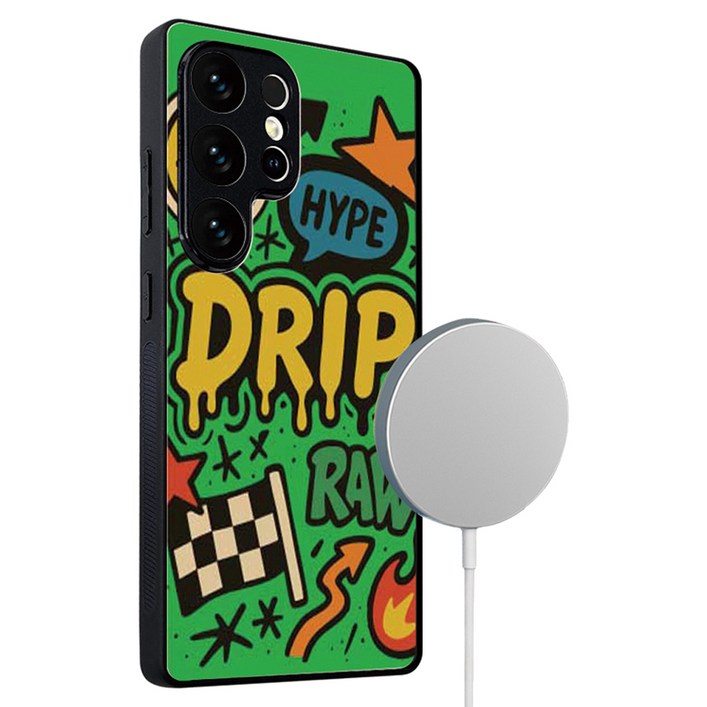 케이스퍼시픽 케스퍼 큐티그라피티 찰싹 맥세이프 휴대폰 케이스