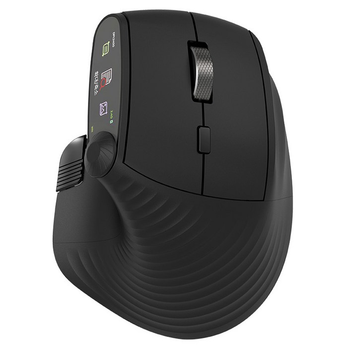 로이체 프리미엄 스마트 다이얼 인체공학 저소음 블루투스 충전식 버티컬 무선 마우스