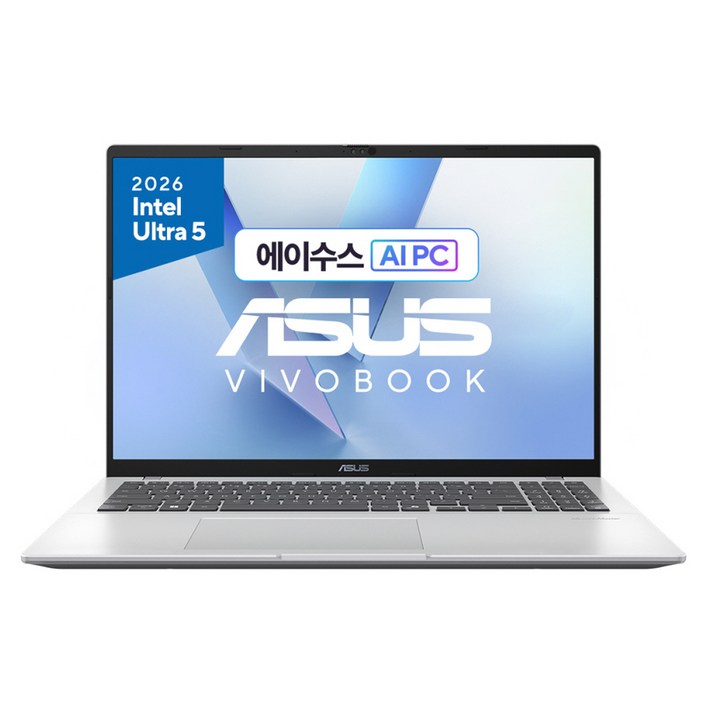 ASUS 2026 비보북 16 코어Ultra5 인텔 14세대, 쿨실버, X1607AA-MB045W, 512GB, 16GB, WIN11 Home