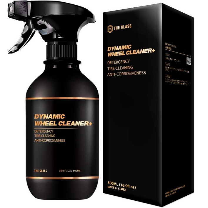 더클래스 다이나믹 휠 클리너 휠세정제 타이어 갈변제거, 500ml, 1개