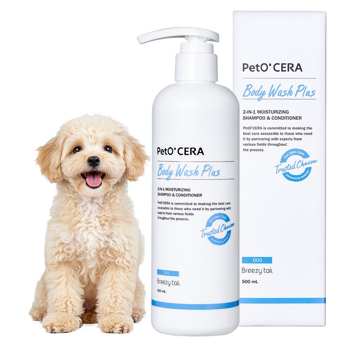 페토세라 저자극 강아지 바디워시 플러스, 500ml, 1개입, 1개