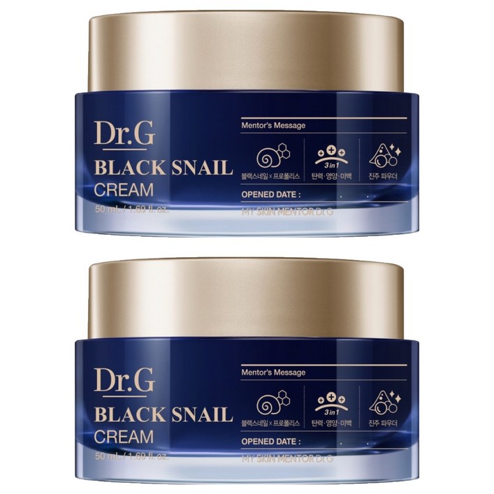 닥터지 블랙 스네일 크림 듀오