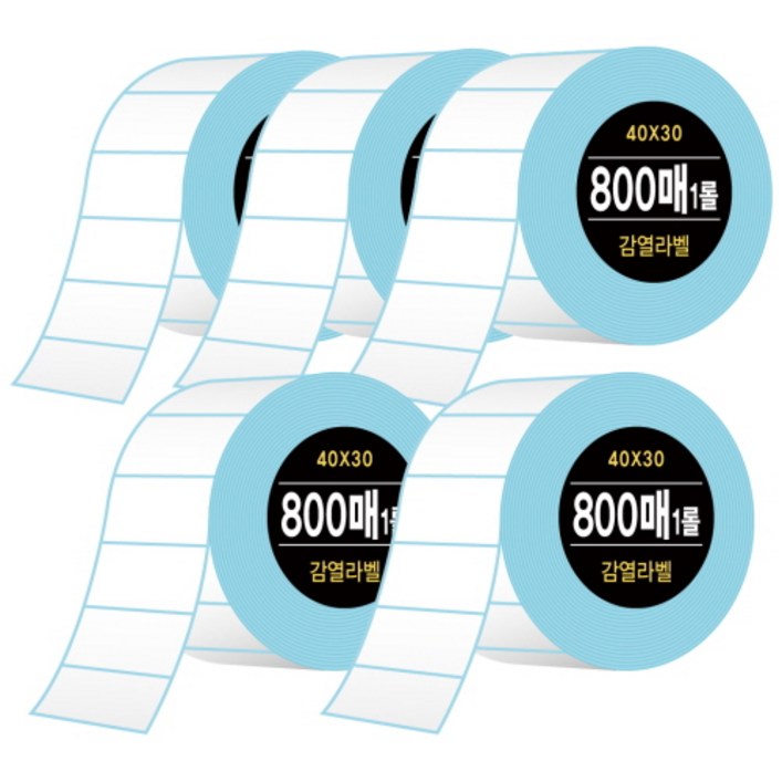 다다 감열라벨 800매 40*30mm