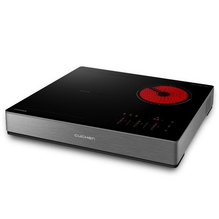 쿠첸 FLEX 하이브리드 레인지 3구 스탠딩 케이스 87mm 방문설치, CIRC3F3120DSBE, 프리스탠딩