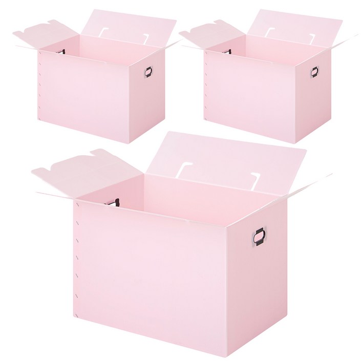 코멧 테이프 없이 조립하는 편리한 이사박스