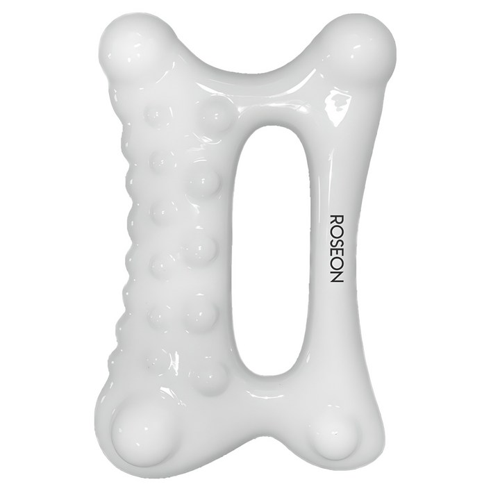 로즈온 디톡 바디 페이스 괄사, 1개, 아이보리