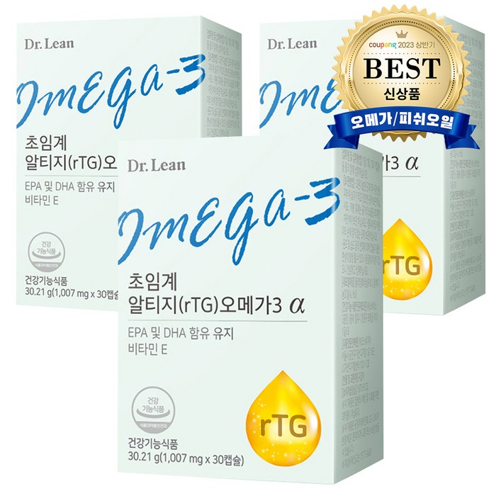 닥터린 초임계 알티지 오메가3 알파 30.21g, 3개, 30정, 30정