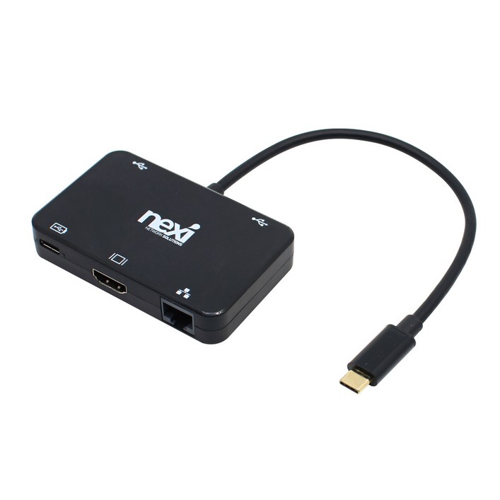 넥시 USB3.1 C 타입 멀티스테이션 USB허브 NXU31MS, 혼합색상