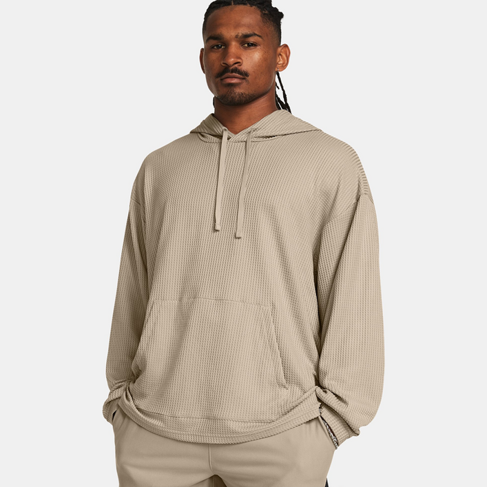 언더아머 남성용 UA 라이벌 와플 후디 티셔츠 1383108203