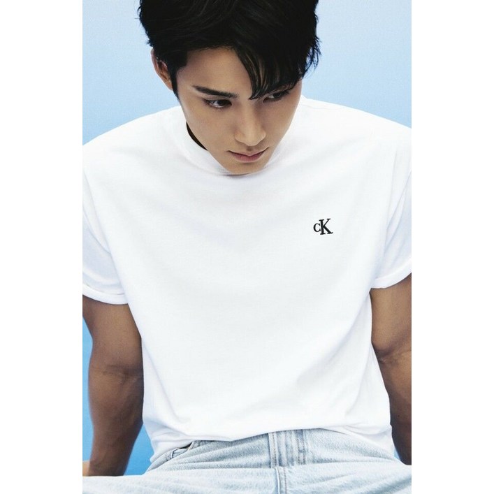 캘빈클라인 진 남여공용 릴렉스핏 아카이브 로고 반팔 티셔츠 40HM229UB1YAA UKA313 XWA970