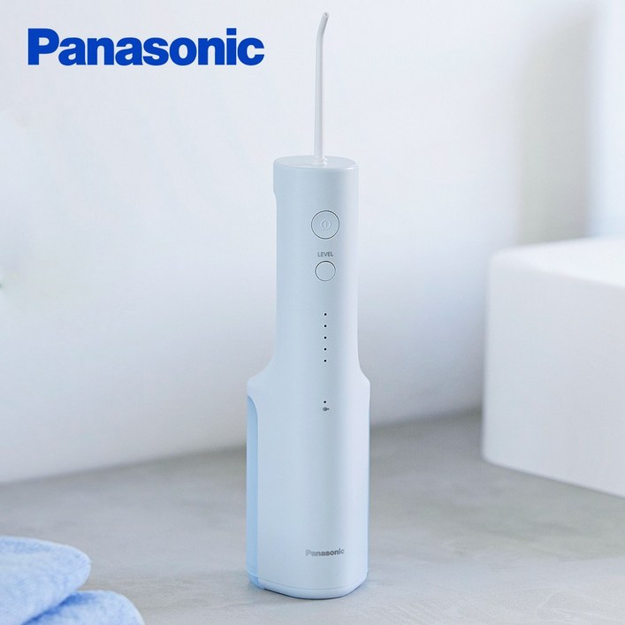 파나소닉 휴대용 무선 구강세정기 IPX7 방수 워터 치아 치간 물치실 세척기 EWDJ26