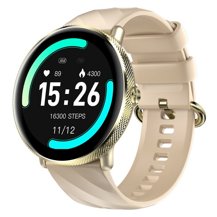 추석특가 49900원와피크 AMOLED 통화가능 1.43인치 스마트워치 Y8, 골드, 3.63cm