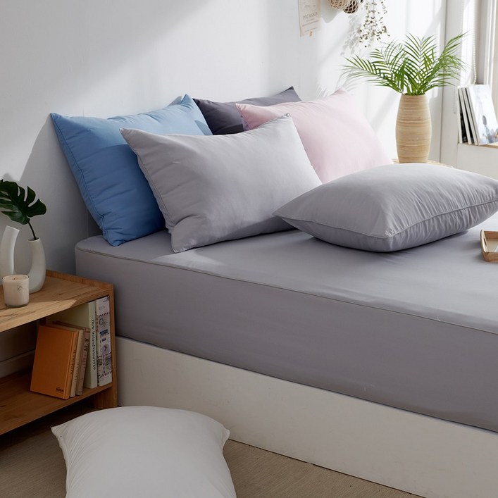 랑방하우스국내산 자체 맞춤 제작 랑방 꿀잠 홑겹 매트리스커버 SSSQK