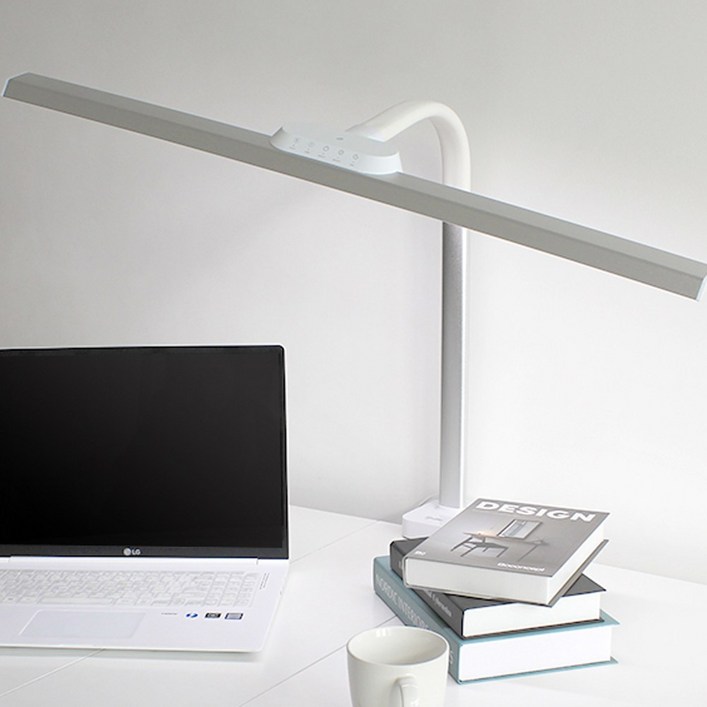 스피아노 테드 LED 와이드 스탠드 집게형 SL-W800 스텐드, 화이트
